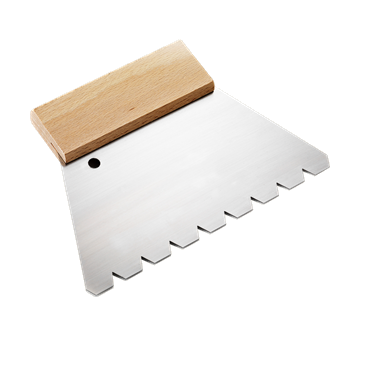 Zahnspachtel 180x150 mm 1500G (B16)